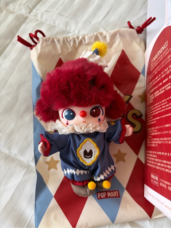 POP MART Other - POP MART Dimoo Why So Serious Vinyl Plush Pendant - Flame Clown